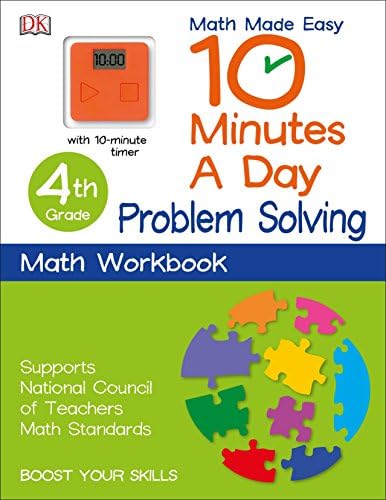 10 Minutes A Day Problem Solving Fourth Grade Supports National Council Of Teachers Math Standards Dk Amazon Sg Books