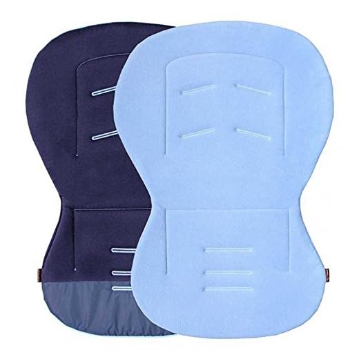Lista De Funda Trona Chicco Más Vendidos Cubierta ByBoom para asiento infantil Moby, con lado para verano e invierno, universal para portabebés, asiento de coche, por ejemplo, para Maxi-Cosi, carrito obuggy, color azul