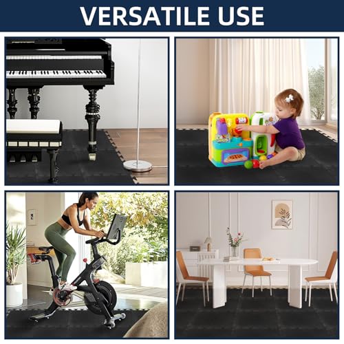 image for LITLANDSTAR 20 Pieces Sound Absorbing Interlocking Floor Mats, 11.8 x 