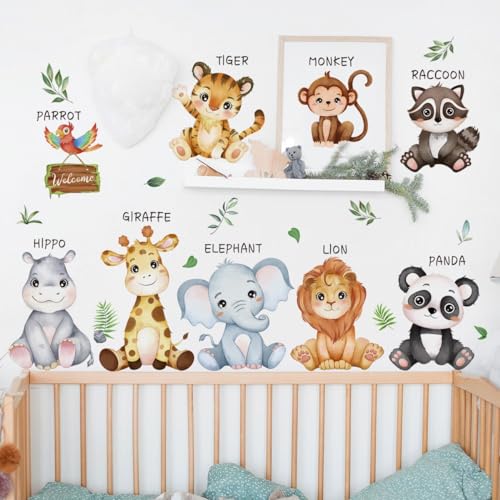 Vinilos Decorativos Animales Safari para Pared miniatura 3