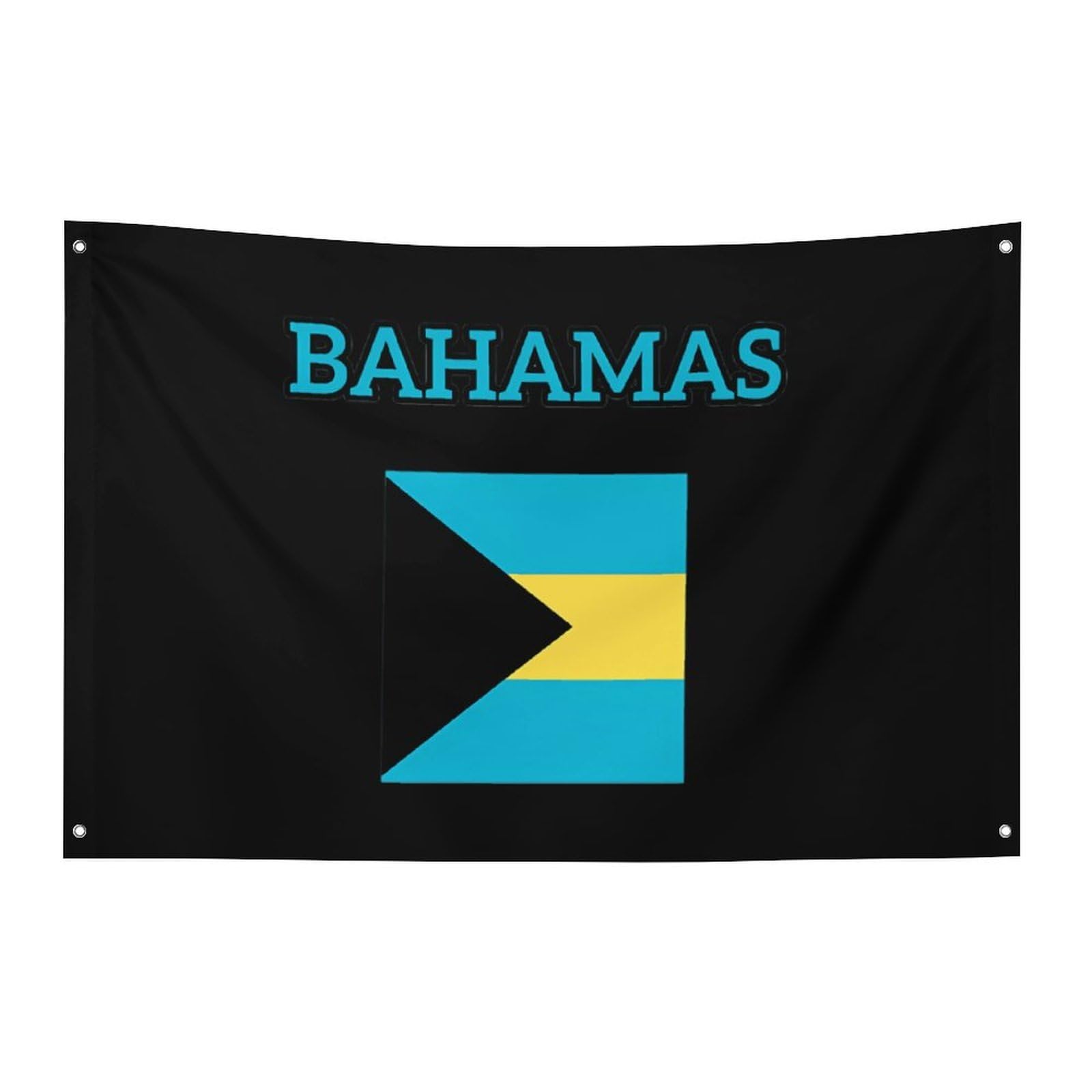 Bandera de las Bahamas para fiestas caribeñas y decoración de patios 1