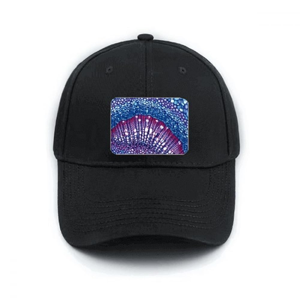 Pattern hat casquette de baseball réglable noir science cell microcosme - 4