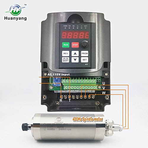 Vfd 110V 0.75Kw 1Hp Variable Frequency Drive Cnc Vfd Motor Drive Inverter Converter For Spindle Motor Speed Control Huanyang Hy-Series(0.75Kw, 110V) #TOP4