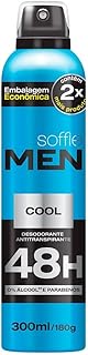 Desodorante Antitranspirante Aerossol Soffie Men Cool - 300ml