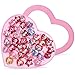 36 Pezzi Anelli Per Bambini Con Vetrina a Forma Di Cuore, Pretend Play Dress Up Rings Set Regalo Ragazza, Per Bambini Favori Di Festa Di Compleanno(Stile Casuale)
