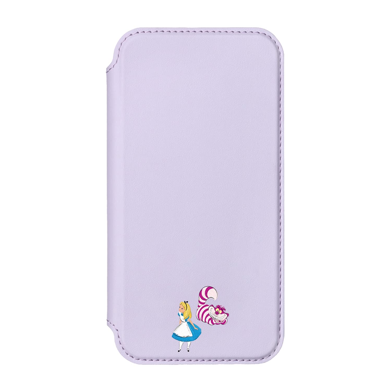 PGA PG-DGF21N04ALC ガラスフリップケース Disney アリス〔iPhone 13 Pro用〕