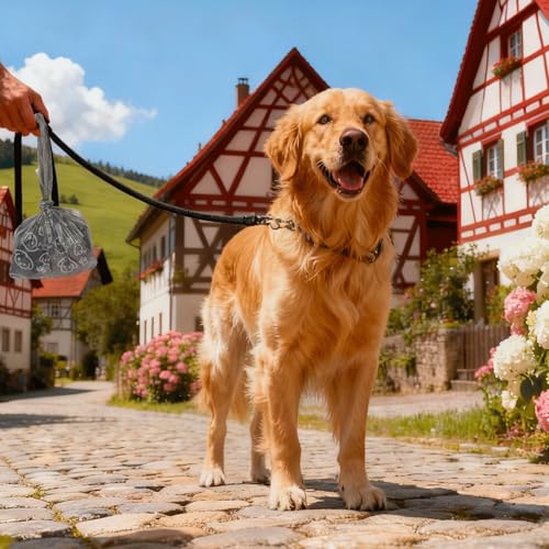 Hundekotbeutel, Kotbeutel Für Hunde Mit Duft, 300 Stück 20 Rollen Oolong-Tee-Duft, Hundekotbeutel Geruchsdicht, Auslaufsicher