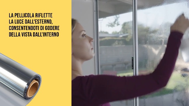 Pellicola Autoadesiva Per Finestre A Specchio - 300x75 Cm | Protezione UV E Privacy | Facile Applicazione - Foto 6