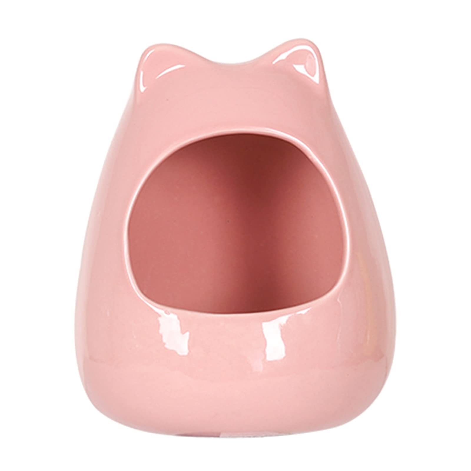 NEWFT Hamster Ceramic Nest Small Pet Cooling House Small Animal Bed Habitat for Guinea-Pigs Squirrels Pet Supplies