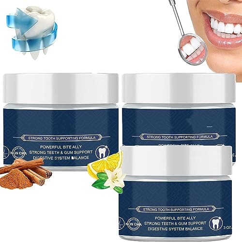 Poudre dentaire naturelle de blanchiment Polvo Dentapoudre contre taches 3PCS 50g