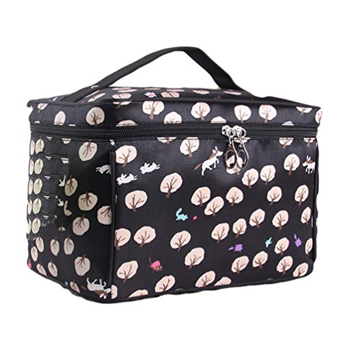 Sentaoa Trousses de Toilette Portable Pochettes Maquillage de Voyage Organisateur Stockage pour Sacs à Cosmétiques (26.5 * 19 * 18.5cm,Style 13)