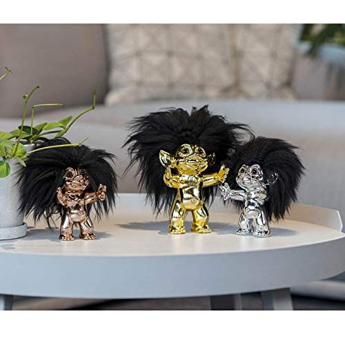 Goodlucktroll 12cm Black Chrome Hair : Amazon.co.uk: Outlet