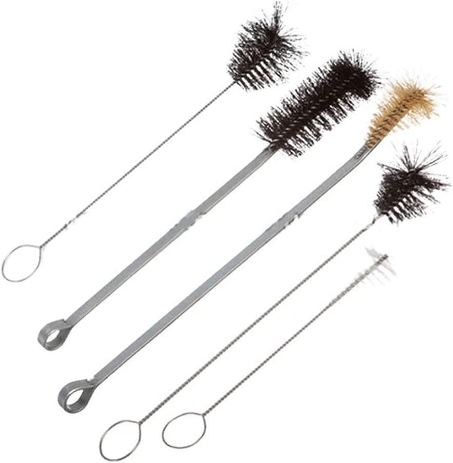610372 White Bristle Brush for 100 mL Flask, 1-1/2" Brush Diameter, 2-3/8" Brush Length, 12" Overall Length