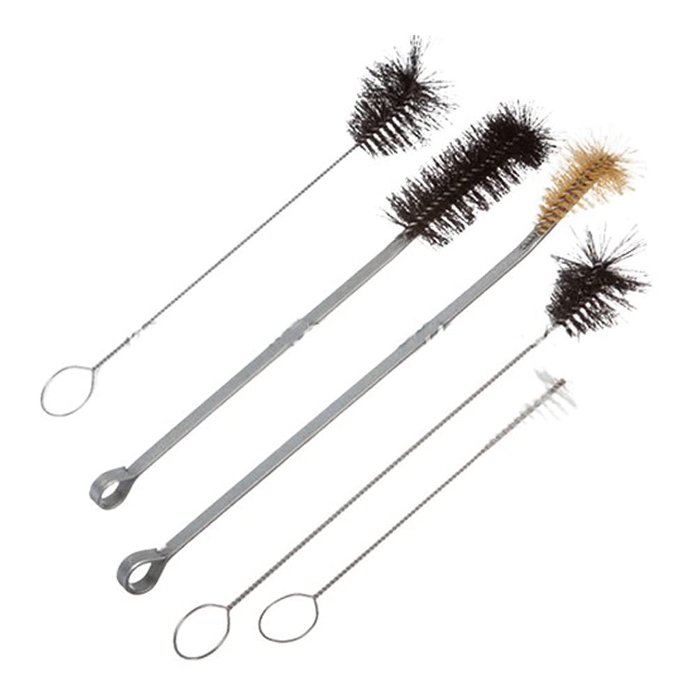 610372 White Bristle Brush for 100 mL Flask, 1-1/2" Brush Diameter, 2-3/8" Brush Length, 12" Overall Length