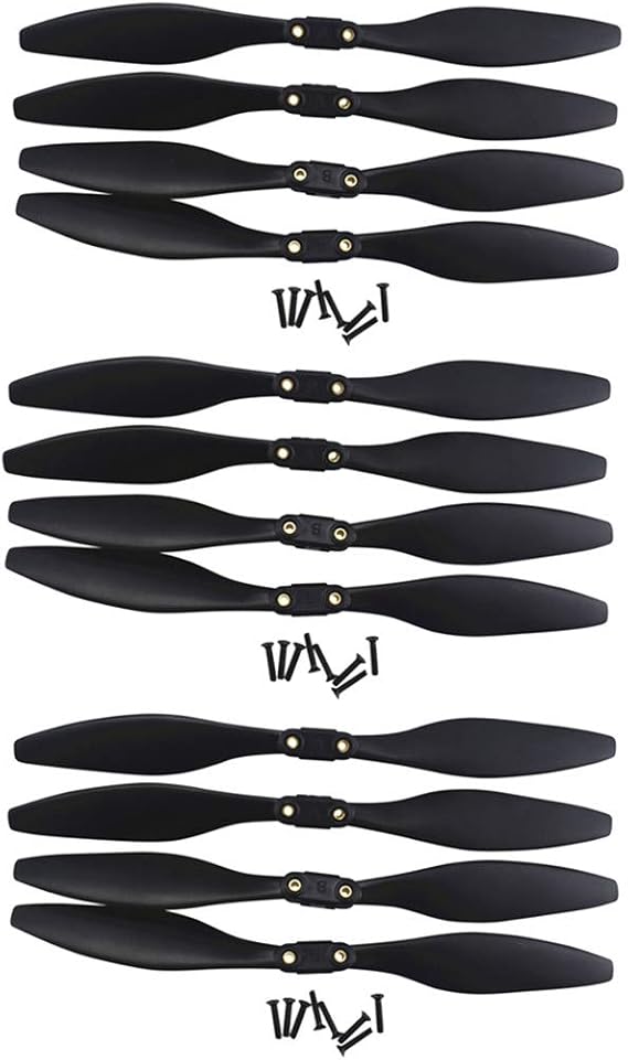 12PCS Propeller for HS720 HS720E Folding Four-axis Aircraft Blade Aerial Photography Brushless Drone Accessories