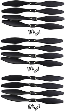 sea jump 12PCS Propeller for HS720 HS720E Folding Four-axis Aircraft Blade Aerial Photography Brushless Drone Accessories