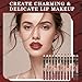 Katiluxiya 12PCS Lip Liner Pencils Set Pack for Shaping & Sculpting Lips, Modifieddark Lip Color Lipsticks,Long-Lasting Waterproof Lipsticks. (03, Color)