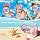 2 Sets Kids Snorkeling Gear for Ages 3-14, Anti-Fog 180° Clear View Dry Top Snorkel Set, Swimming Mask with Nose Cover & Tempered Glass Goggles for Youth Boys Girls Junior miniatura 6
