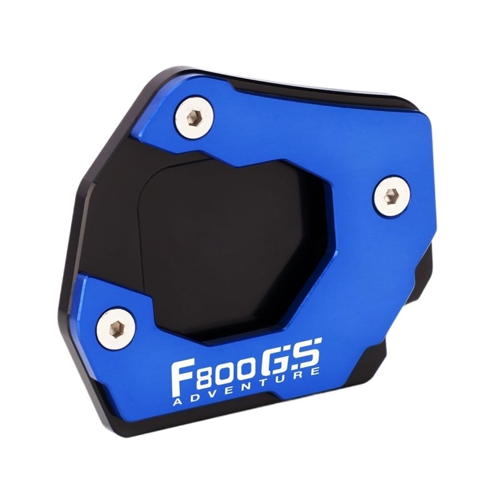 Pied De Béquille Élargi Pour BMW F800GS 2023-2024 - Plaque Extension Aluminium CNC - Stabilisation Moto Noir