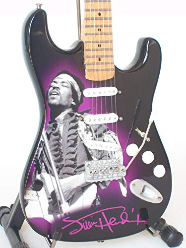 AXE Heaven Jimi Hendrix Guitare Fender Tribute miniature à collectionner - Les Beatles, Paul McCartney, John Lennon, RIngo Starr, George Harrison AXE Heaven Jimi Hendrix Guitare Fender Tribute miniature à collectionner – Image 3