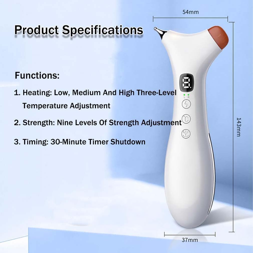 Rezuri - 4-in-1 Jaw Massager, 4-in-1 TMJ-Massagegerät, TMJ Relief Products Kiefermassagegerät mit beruhigender Wärme und Vibration, Gesichtsmassagegerät für die Hautpflege