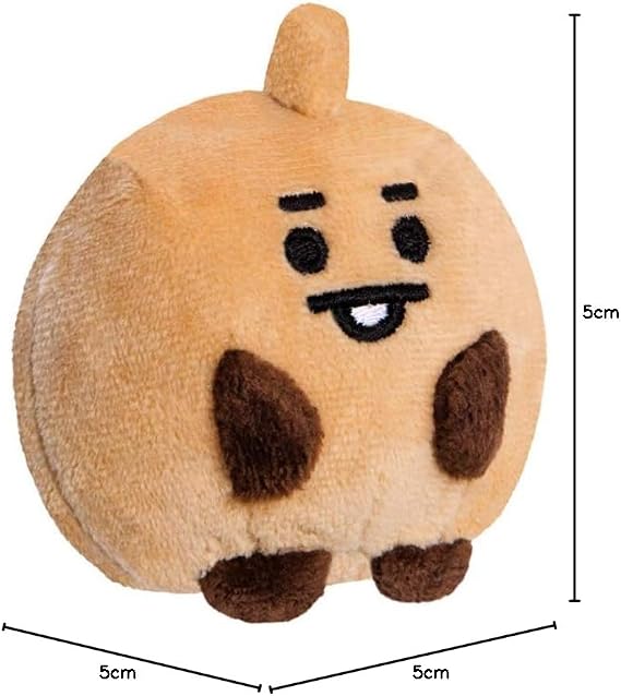 AURORA BT21 Official Merchandise, Baby SHOOKY Pong, Soft Toy, Brown