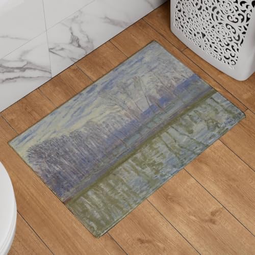 Tapis devant de porte intérieur et extérieur original paysage