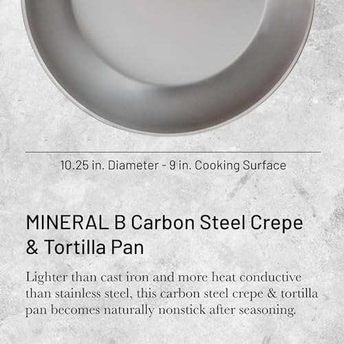de Buyer - Patelnia do naleśników MINERAL B ze stali żelaznej - 26 cm - 5615.26