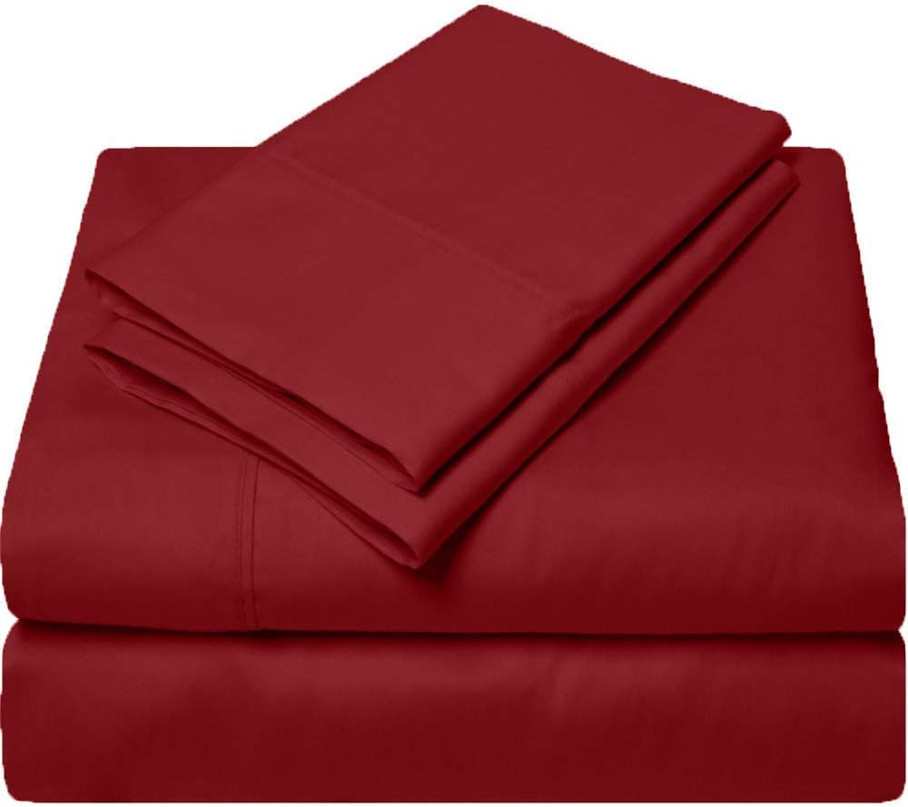 RRlinen 5 PCs Split King Size Bed Sheet Set 800 Thread Count 100% Cotton Sheet Set Long-Staple Cotton Best-Bedding Sheets for Bed, Soft & Silky Fits Mattress Upto 16'' Deep Pocket (Cream, Split King)