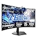 Minifire Gaming Curved Monitor 24 Zoll, 160Hz, Curved Gaming Monitor 1500R, 1Ms, sRGB110%, FHD 1080P Computer Screen, VESA Compatible, Eye Care Adaptive Sync HDMI＆DP Ports （MFG24C1L ）