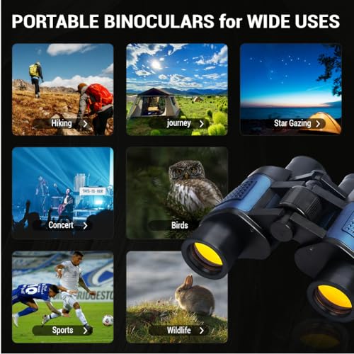 Binoculares compactos 20x50 para adultos impermeables miniatura 5