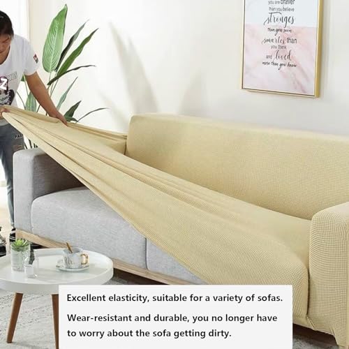 Housse de canapé extensible ARIASS XL noire imperméable et antidérapante - 4