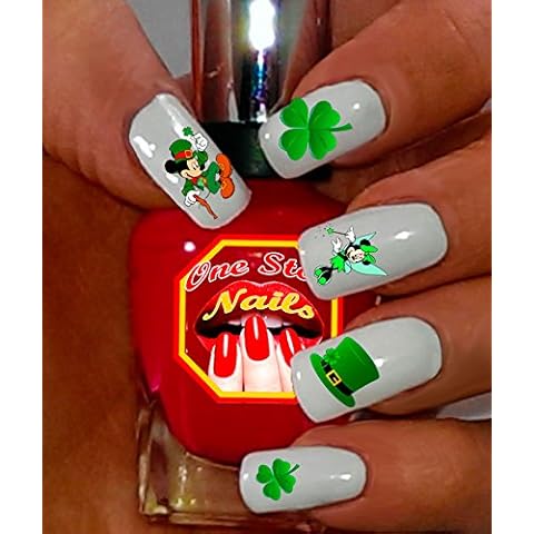 St Patrick's Day Waterslide Nail Decals by One Stop Nails V1. Cover