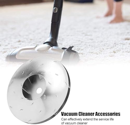 Miniatura 7 de TOPINCN Hogar aluminio aspirador motor giratorio ventilador cuchilla reemplazo accesorio para 3.425 in diámetro aspirador