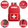 First Aid Backpack, Emergency Medical Backpack, Waterproof & Large Capacity, Empty First Aid Bag, Ideal for Home Office EMT Paramedics