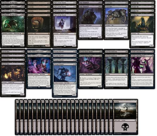 Elite Mono Black Rat Deck - Discard - Very Powerful -