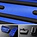NYZAUTO Anti-Slip Performance Foot Pedal Pads kit Compatible with Honda Accord Elysion Odyssey Civic CRV Jade,Auto No Drilling Aluminum Brake and Gas Accelerator Pedal Covers (Model B-Blue)