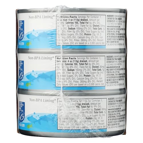 Image of 365 by Whole Foods Market, No Salt Albacore Tuna in Water 6pk, 5 Ounce