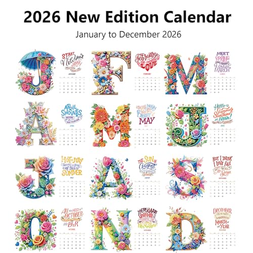 Planificar objetivos sin estrés usando el calendario de escritorio 2026 Gem Art 7