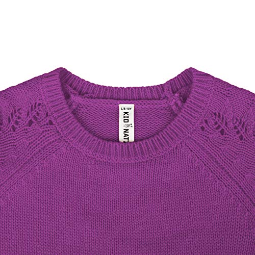 Image of Kid Nation Girls Sweaters for Teen Girls Toddler Girl Cute Knit Crewneck Pullover