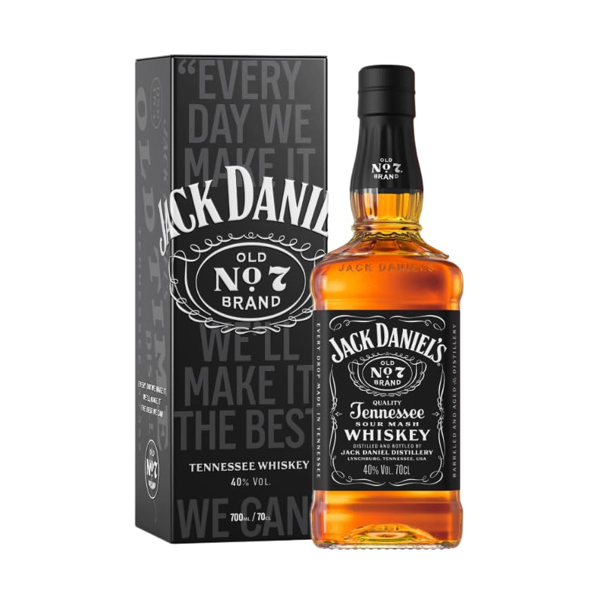 Jack Daniel's Tennessee Whiskey Old No.7, lata de edición limitada, 700 ml