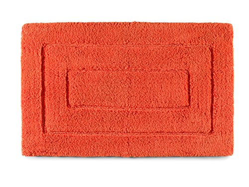Kassatex Bath Rug, Cotton, Blood Orange, 20 by 32-Inch, 51 x 81 cm (Rectangular)
