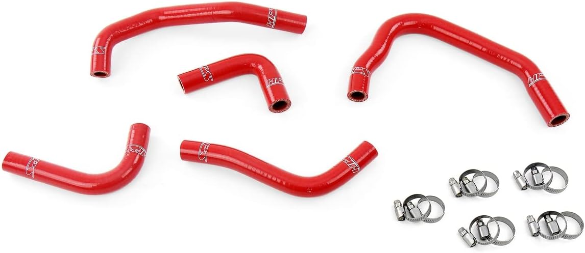 HPS 57-1285H-RED Red Silicone Heater Hose Kit (Coolant)