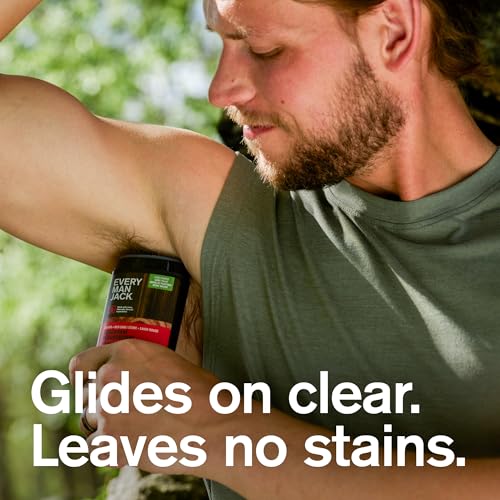 Image of Every Man Jack Cedar + Red Sage Men's Deodorant - Stay Fresh with Aluminum Free Deodorant For all Skin Types - Odor Crushing, Long Lasting, with Naturally Derived Ingredients - 3oz (3-Pack)