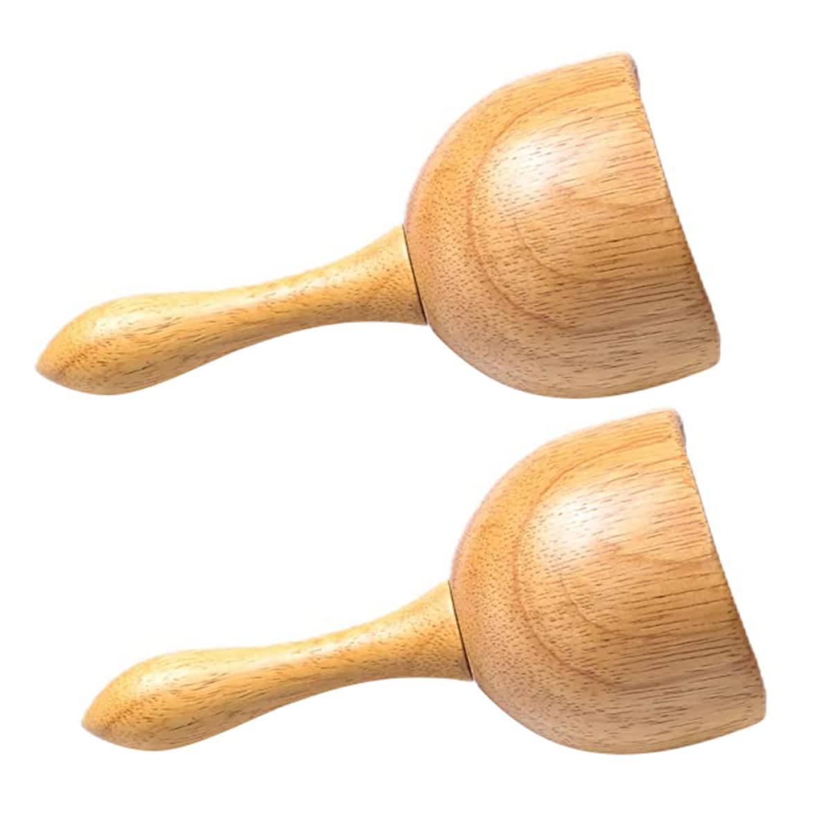 Beaupretty Coppette per Massaggio in Legno 2 Pezzi Funzione Drenante e Massaggiante, Antiscivolo, per Uso Personale e Casa