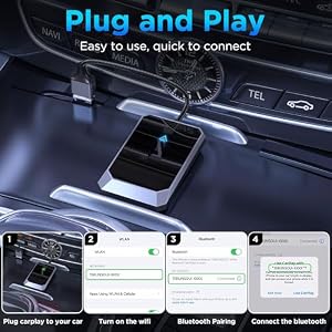 Android Auto Wireless Adapter - Instant Connection, Upgrade carplay 2026 — photo 2 of 6