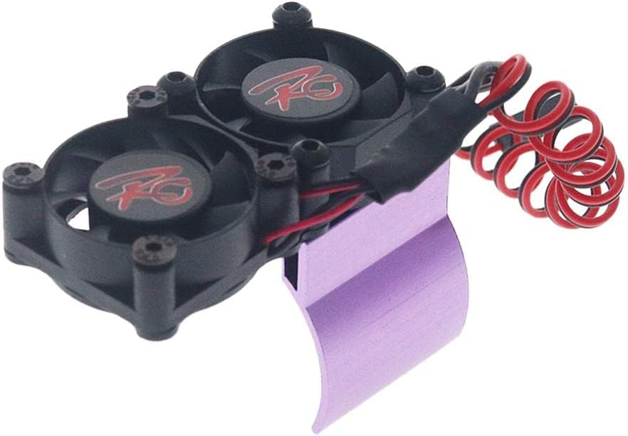 Climbing Car Motor Heatsink Radiator with Cooling - Purple