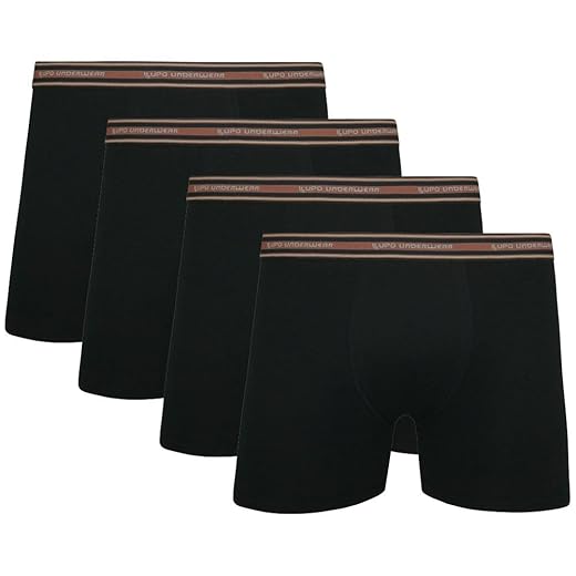 Kit Com 4 Cuecas Boxer De Algodão Da Lupo