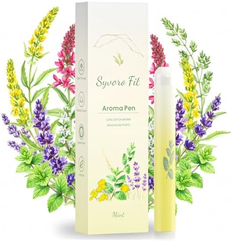 Upgraded Mullein Herbal Diffuser Pen - All-Natural with Mullein, Thyme & Mint for Lung Cleansing, Freshens Breath & Quitting Bad Habit - Up to 600 Uses (1 stick)