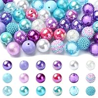 Perles De Baril En Acrylique Transparent Plaquées De Couleur Ab En Gros Pour Création De Bijoux